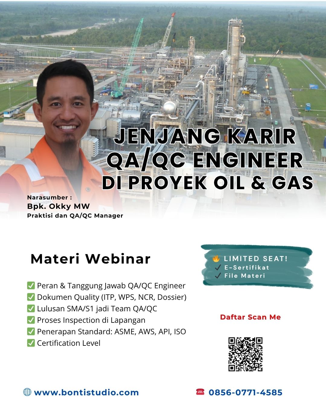 Jenjang Karir QA/QC Engineer for Oil & Gas Project