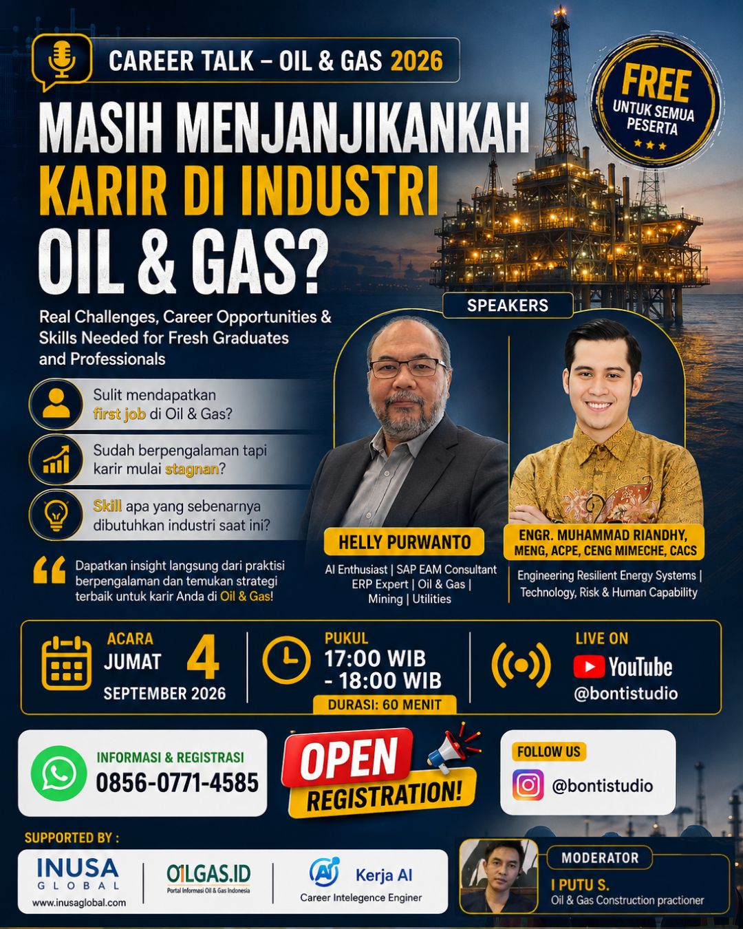 Career Talk at Oil & Gas Industry